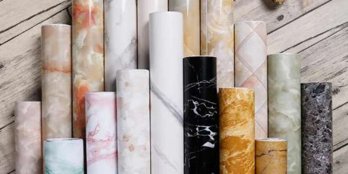 Which styles of jiangsuxinfeng PVC Marble Wallpaper suit different interiors?