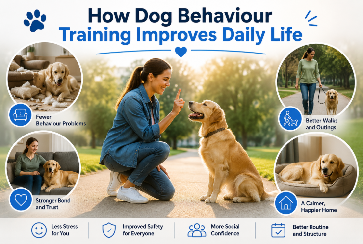 How Dog Behaviour Training Improves Daily Life