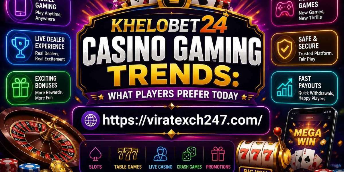 Khelobet24 Casino Gaming Trends: What Players Prefer Today