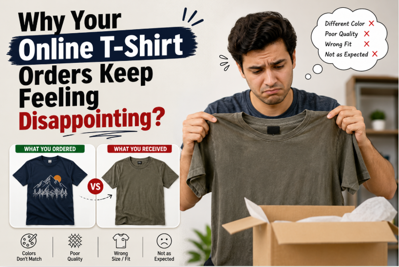 Why Your Online T-Shirt Orders Keep Feeling Disappointing? - DailyStoryPro
