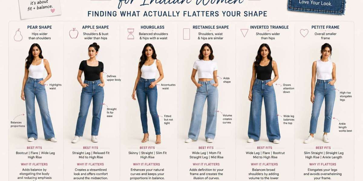Denim Fit Guide for Indian Women — Finding What Actually Flatters Your Shape