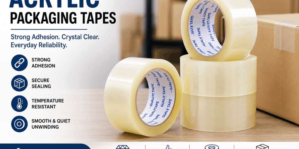 Acrylic Packaging Tapes Market Reaches New Milestones with 4.86% CAGR by 2034