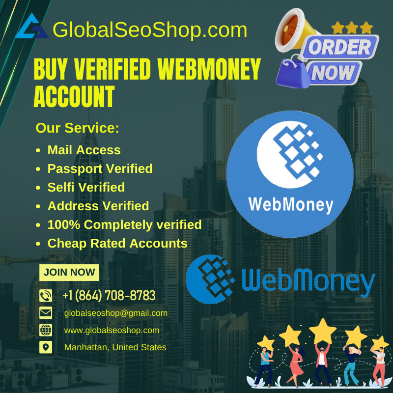 Buy Verified Webmoney Account - Full Verified Webmoney