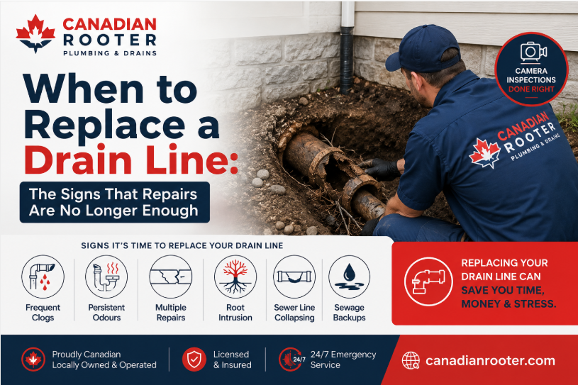 When to Replace a Drain Line: The Signs That Repairs Are No Longer Enough