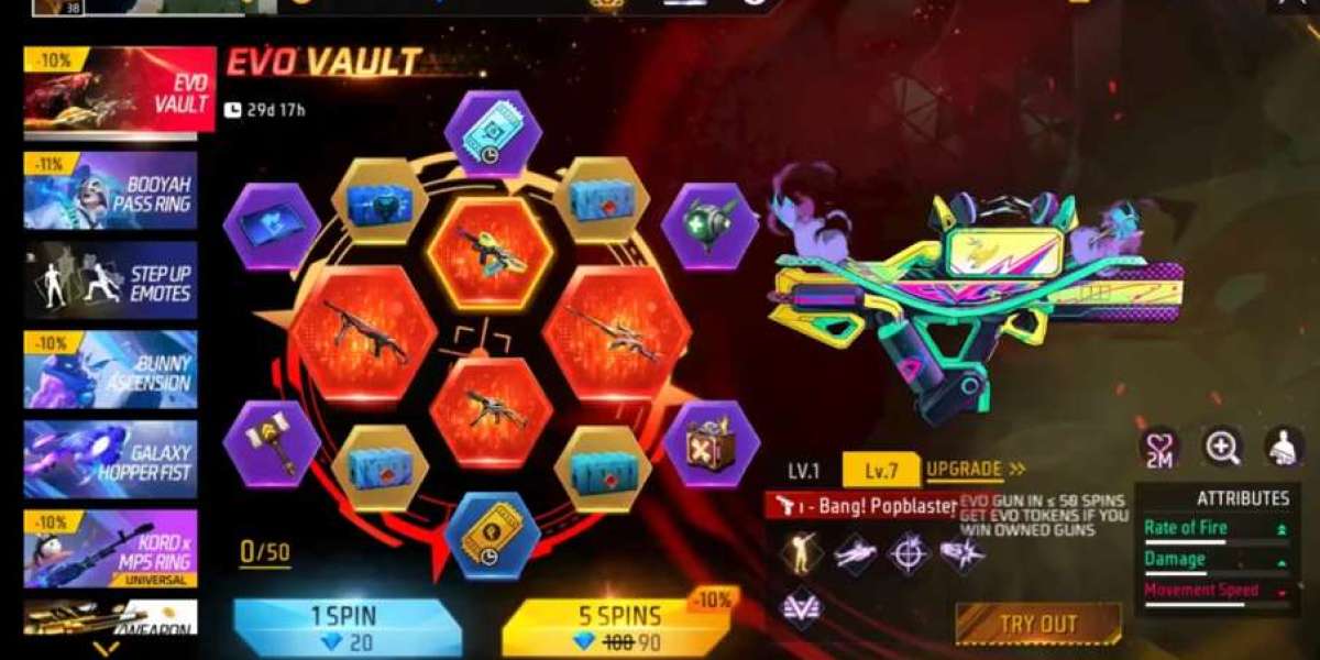 Anillo de la bóveda Evo gratuito de Free Fire: nuevo evento Luck Royale
