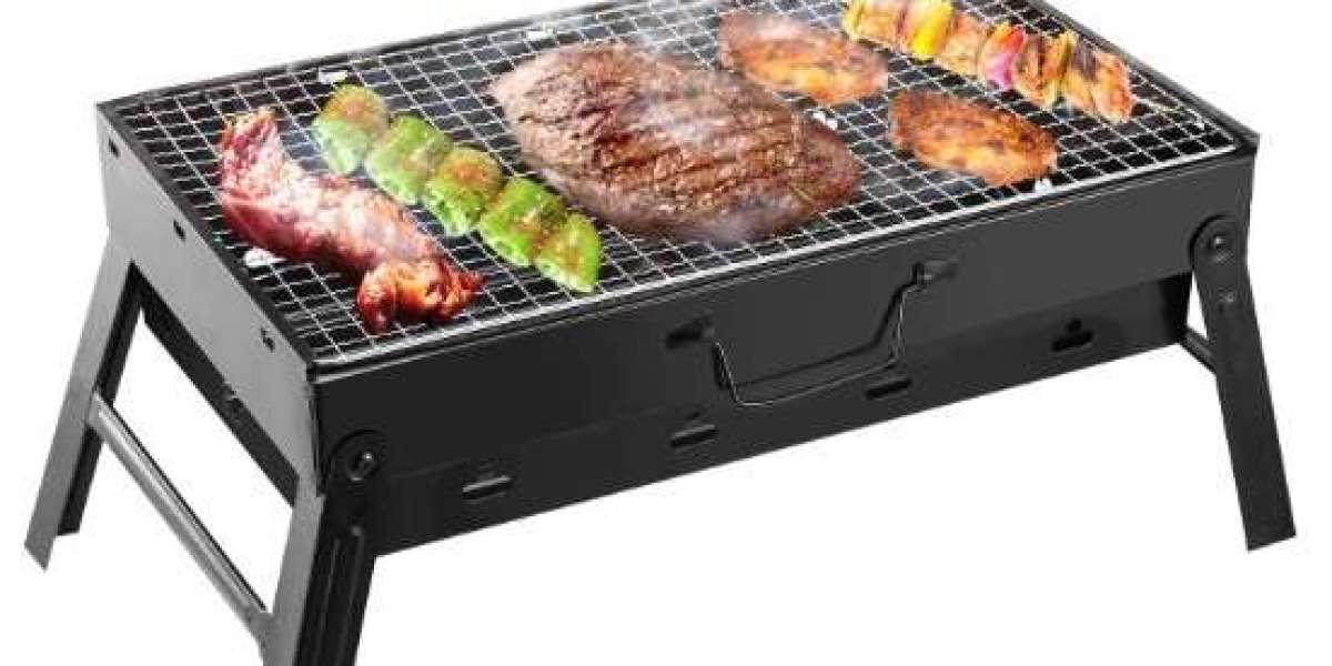 Tongdegrills Square Charcoal Grill for Garden Dining