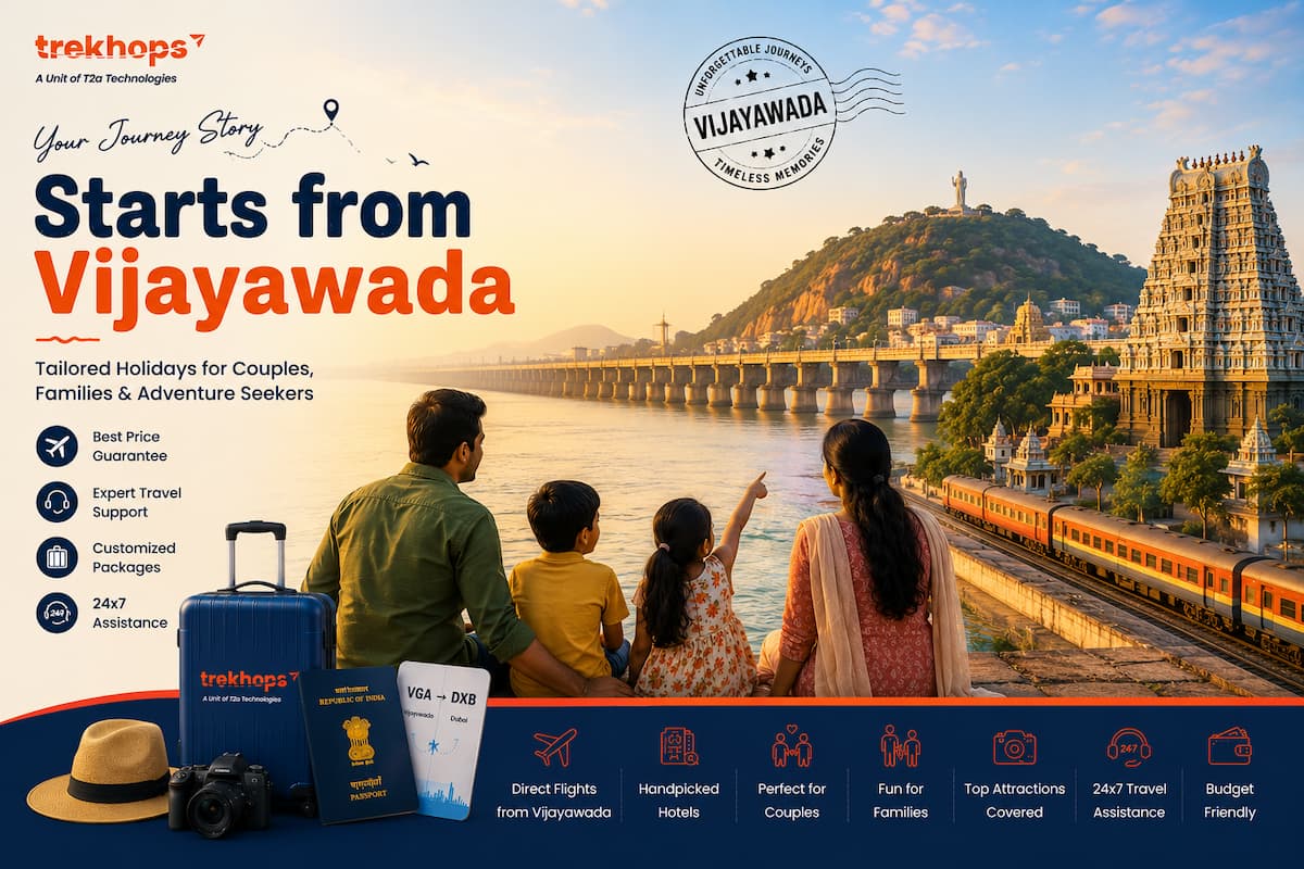15+ Dubai Tour Packages From Vijayawada | Family, Honeymoon & Luxury Trips - Trekhops India